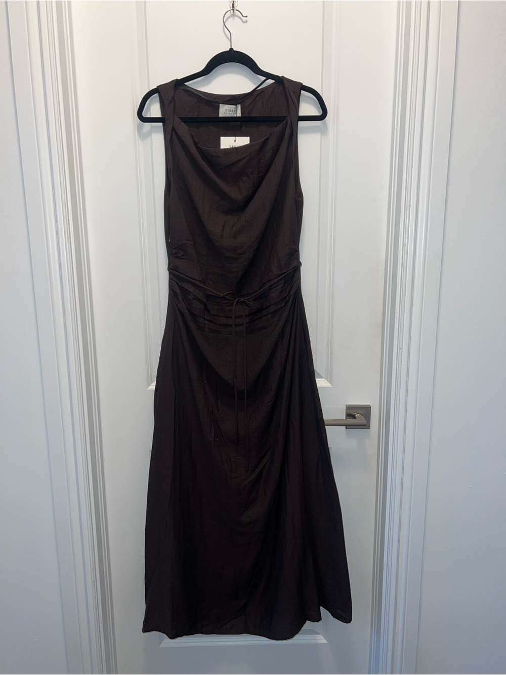 DISSH KASEN BITTER CHOC DRESS